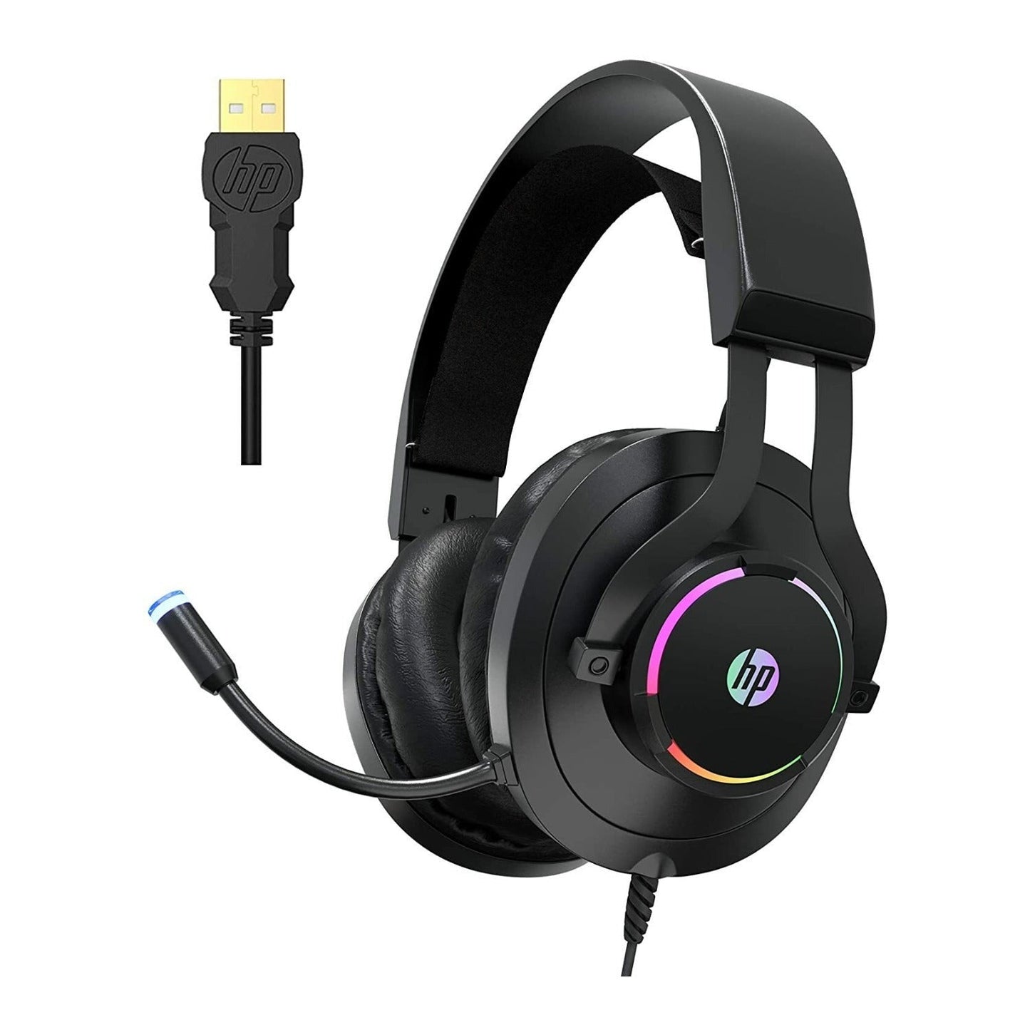 HP H200GS Wired RGB LED USB Gaming Headset