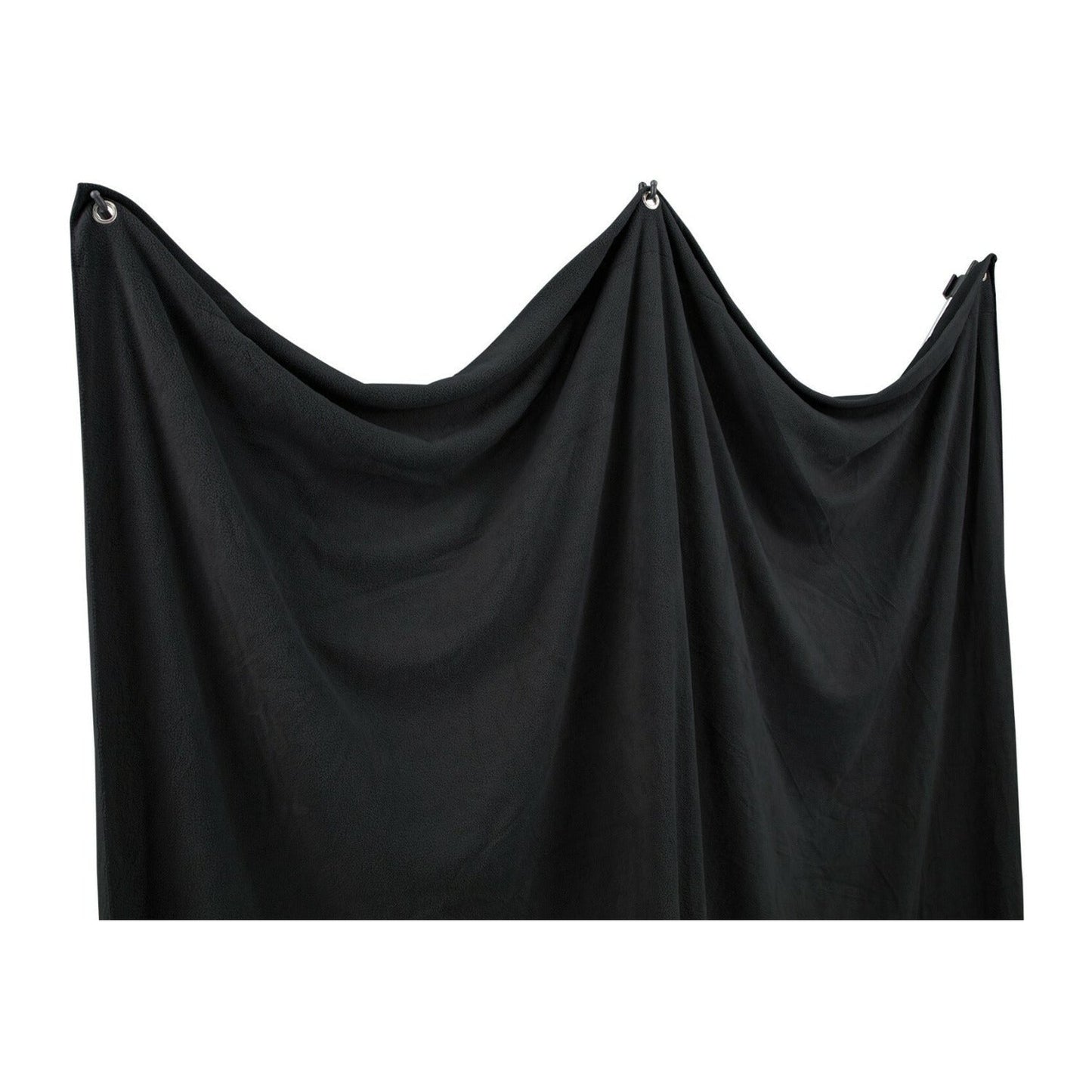 Westcott X-Drop Pro Wrinkle-Resistant 8 x 13 Inch Backdrop Sweep (Rich Black)