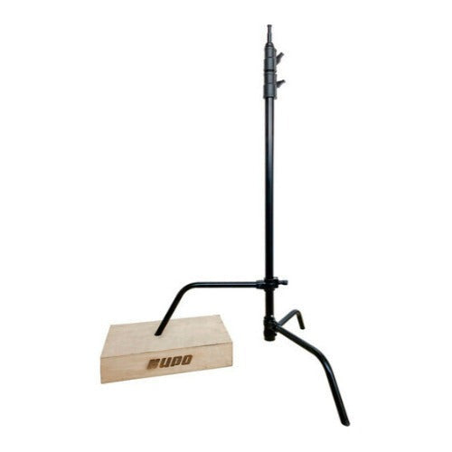 Kupo 40-Inch Master C-Stand with Height-Adjustable Sliding Leg and Zinc Alloy Casting Base (Black)