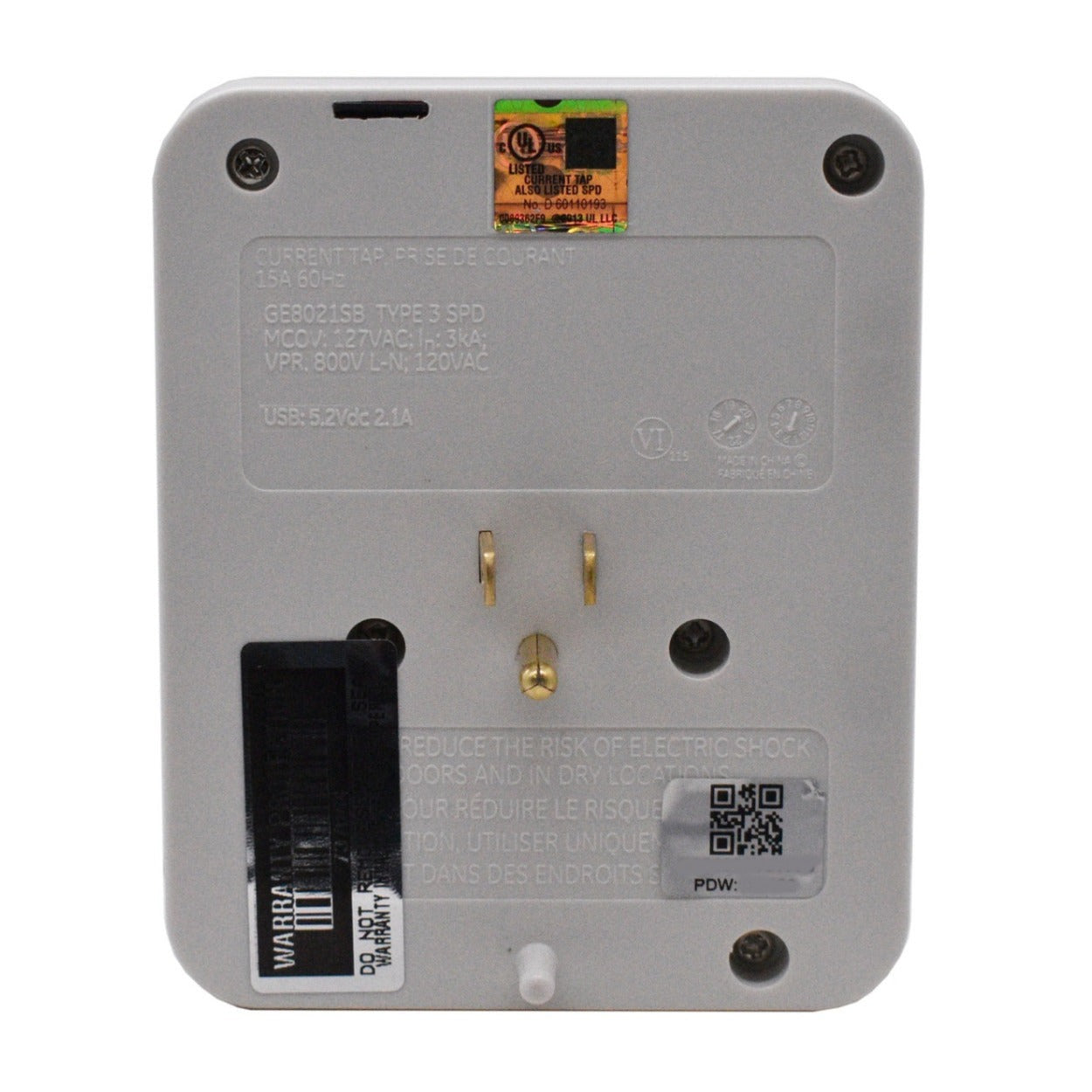 Mini Gadgets Bush Baby Stealth Fully Functional Outlet with 1080p Hidden Camera