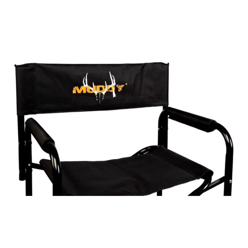 Muddy Directors Foldable Ground Chair with Built-in Armrests