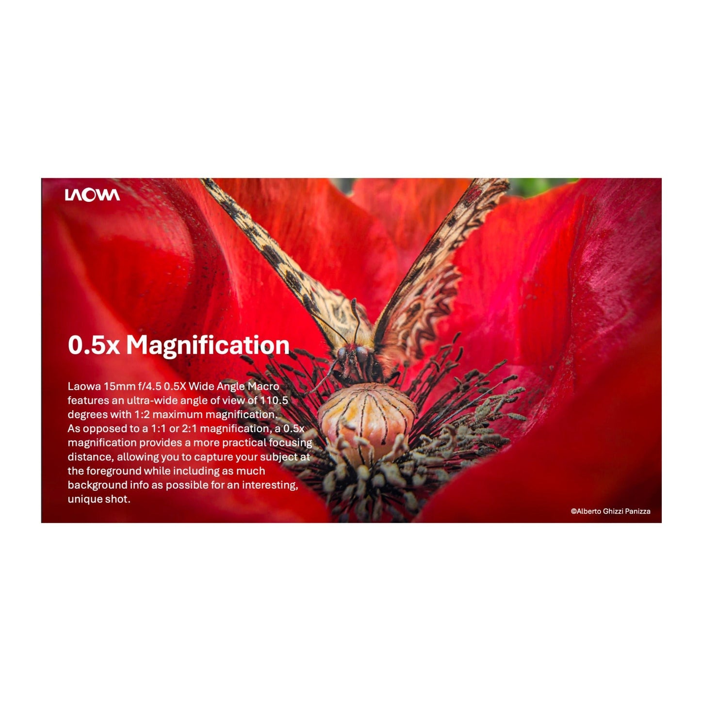 Laowa 15mm f/4.5 0.5X Wide Angle Macro (Auto Aperture) for Canon EF Mount