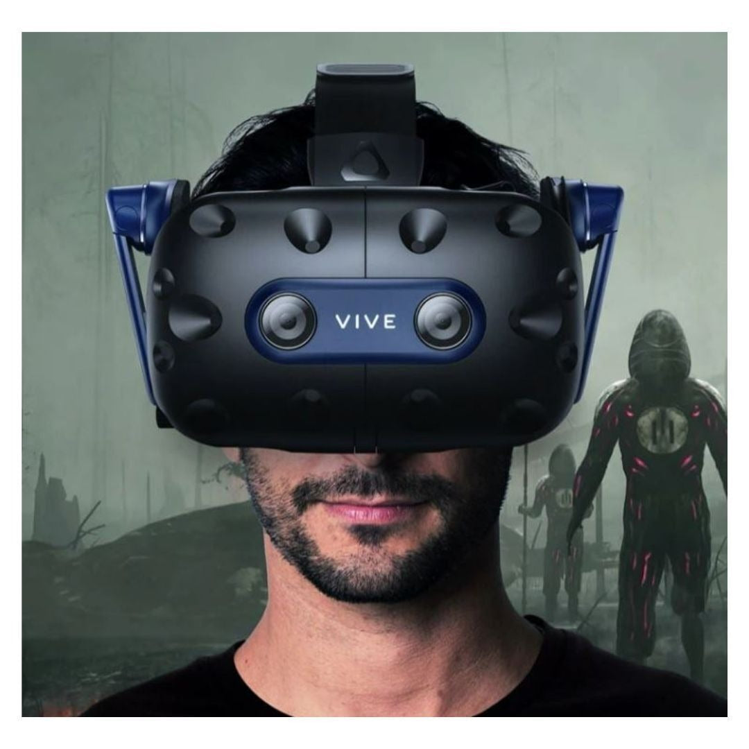 HTC VIVE Pro 2 Headset with 5K Resolution, Wide 120-Degree Field of View, and Ergonomic Design