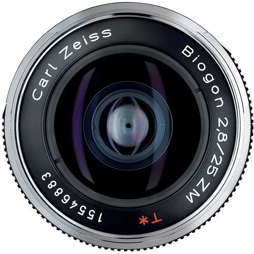 Zeiss Biogon T* 25mm f/2.8 ZM Mount Lens (Silver)