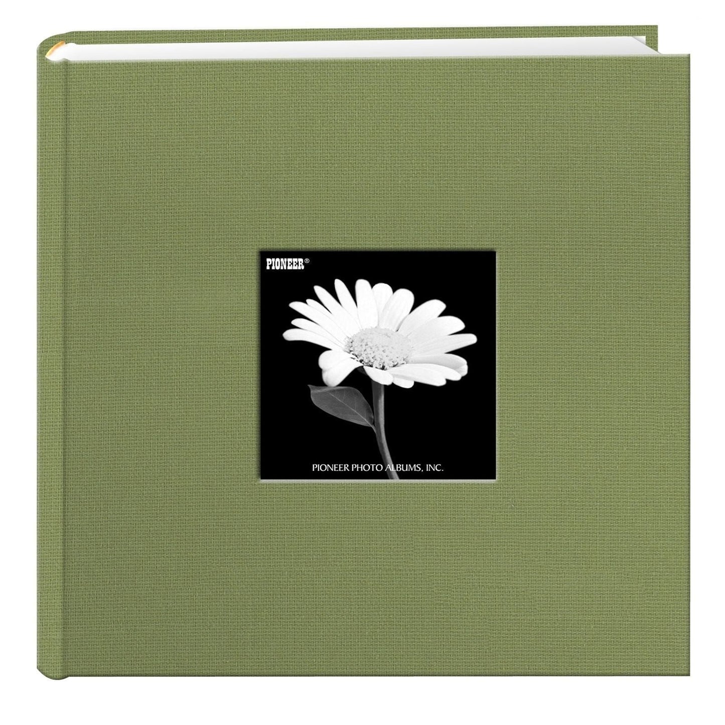 Pioneer Fabric 4 x 6-Inch Bi-Directional Memo Album (Green)