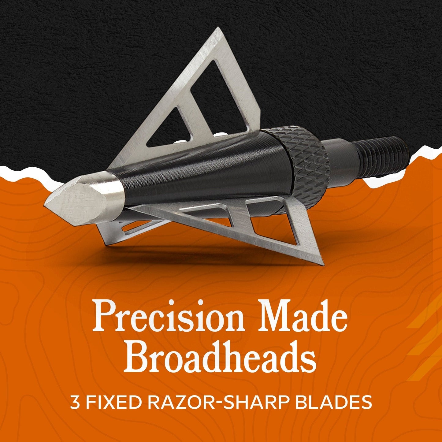 BELOW ZERO Hunting Broadheads/Crossbow & Compound Bow Arrow Heads (6 Pieces)