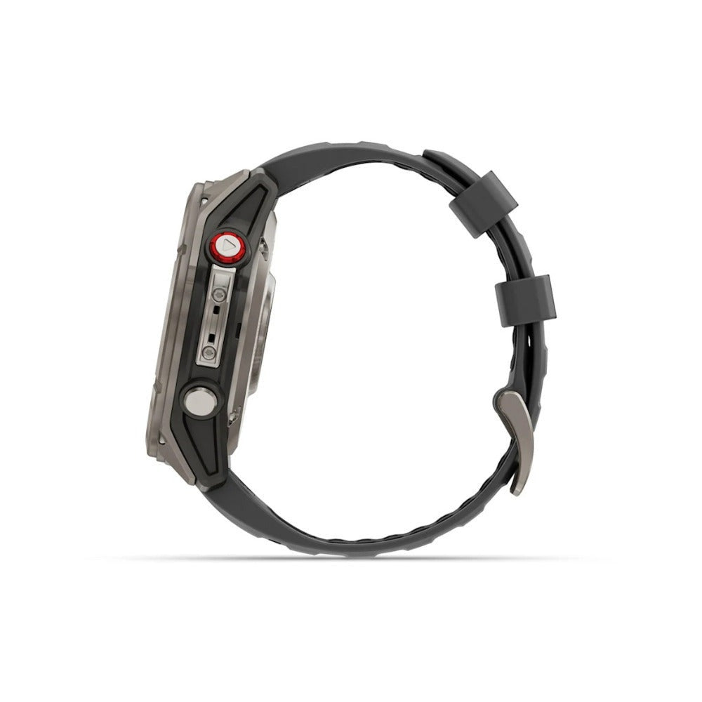 Garmin Fnix 8 Pro 51 mm AMOLED GPS Smartwatch (Titanium Graphite/Black Band)