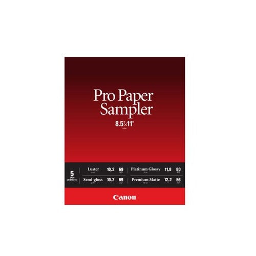 Canon Pro Paper Sampler Pack (8.5 x 11 Inch)
