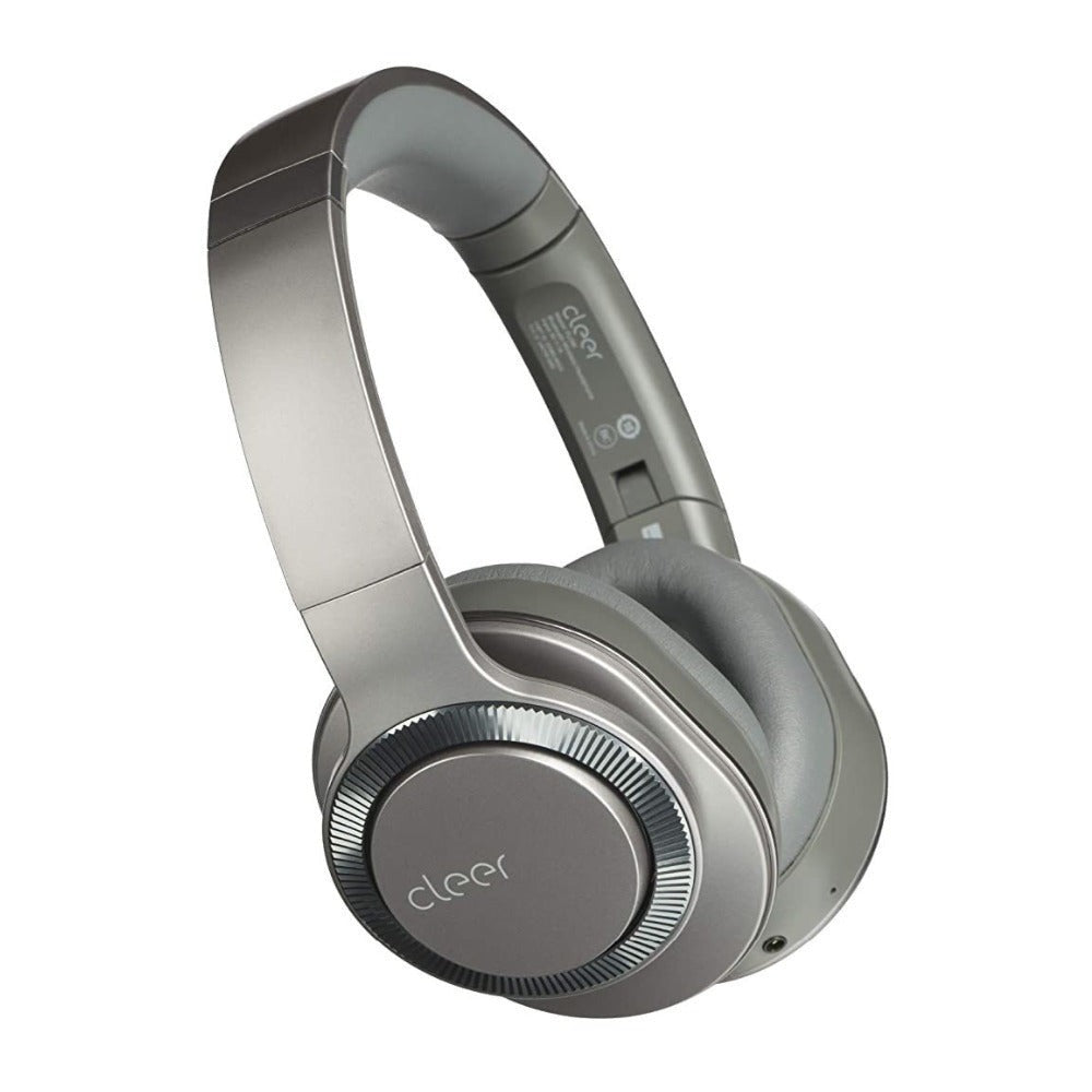 Cleer Audio Flow II Wireless Bluetooth Noise-Cancelling Headphones (Gun Metal)