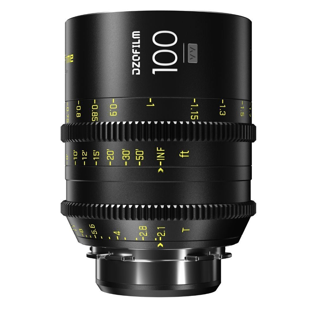 DZOFilm Vespid 25mm, 35mm, 50mm, 75mm, 100mm, and 125mm 6-Lens Kit A for PL and EF Mounts (Black)