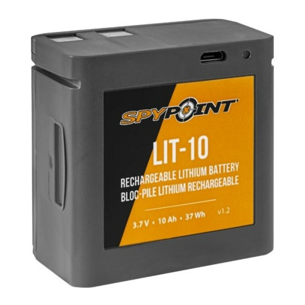 Spypoint LIT-10 3.7V 10200 mAh Rechargeable Lithium Battery Pack for MICRO and CELL-LINK Cameras