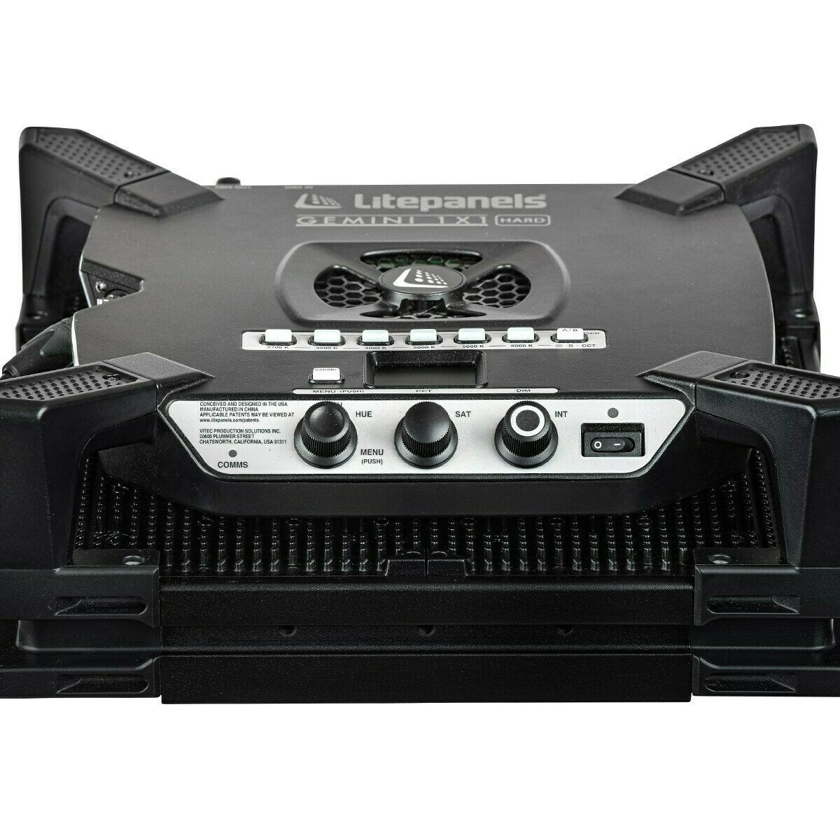 Litepanels Gemini 1 x 1 RGBWW LED Hard Panel (Standard Yoke, US Power Cord)