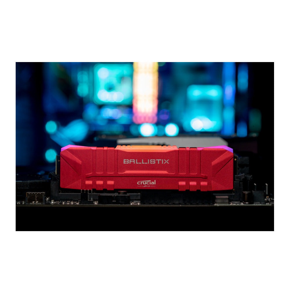 Crucial Ballistix 8GB DDR4-2666 Desktop Gaming Memory (Red)
