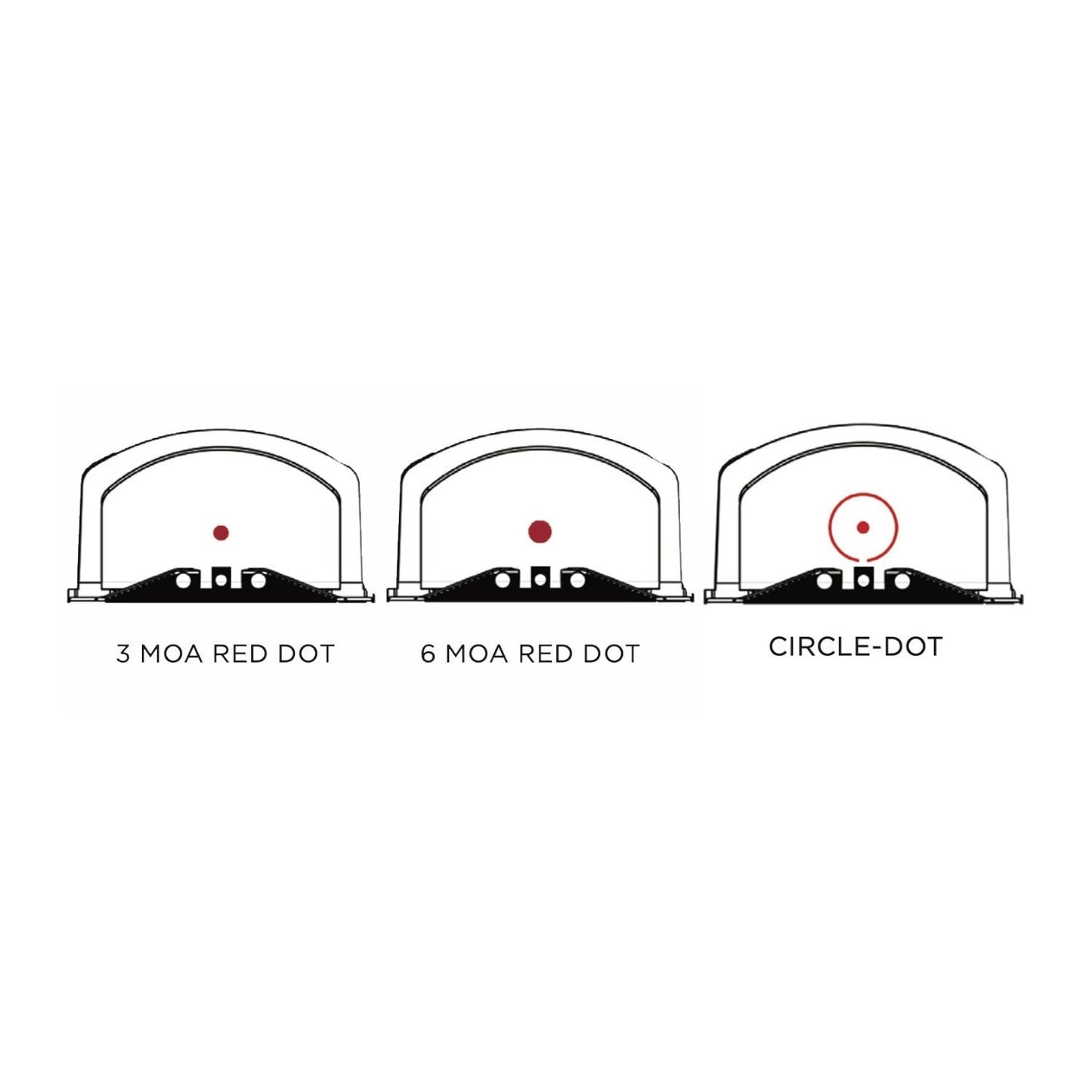 SIG SAUER ROMEO2 1x30mm Red Dot 7075 Aluminum Reflex Sight with 3 MOA Reticle