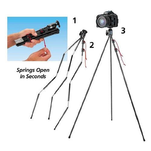 Tamrac 28-Inch ZipShot Mini Compact Camera Tripod