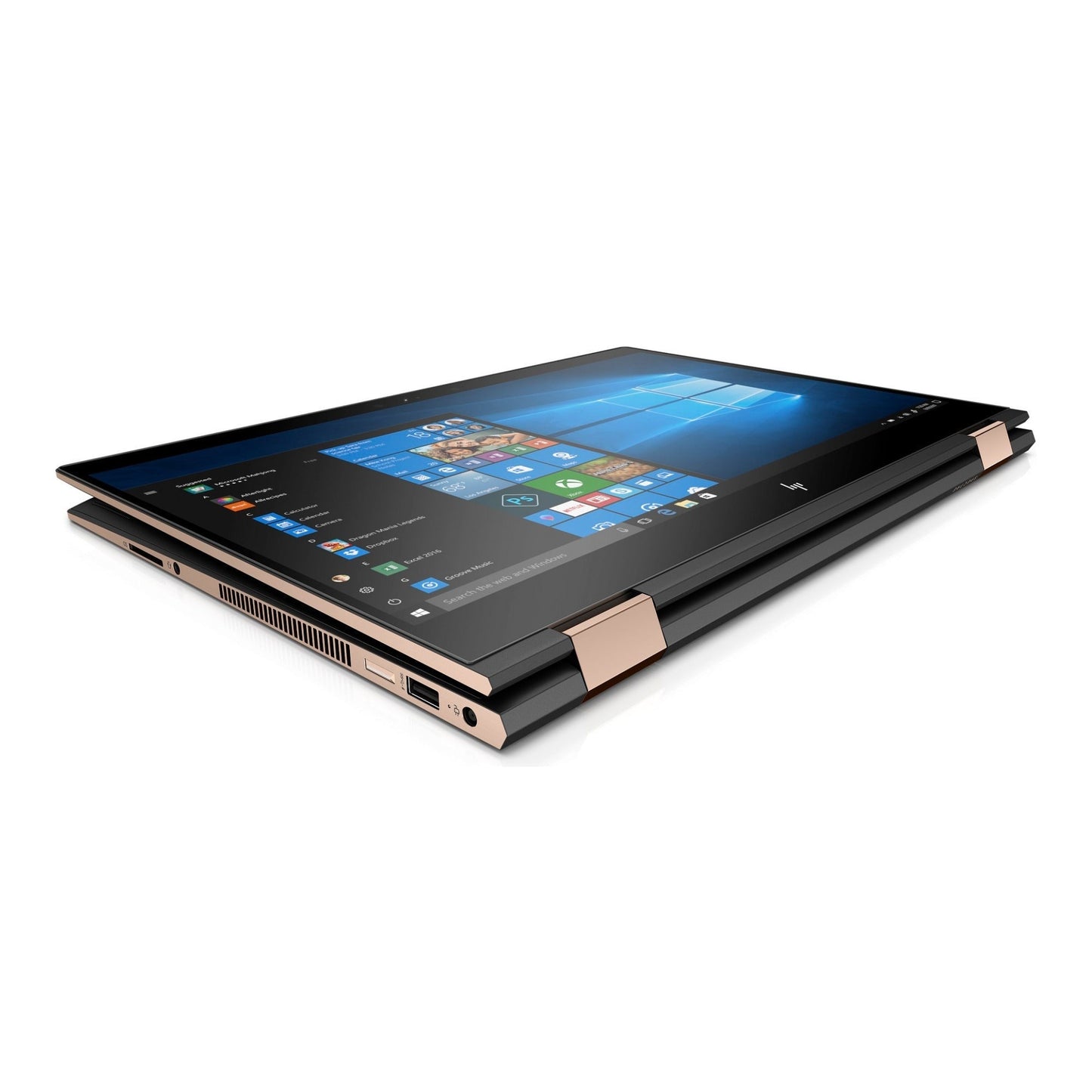 HP Spectre x360 15.6" 4K UHD Touch Laptop, Intel Core i7-8550U, 16GB RAM, 512GB SSD, GeForce MX150 (Dark Ash Silver) (Certified Refurbished)