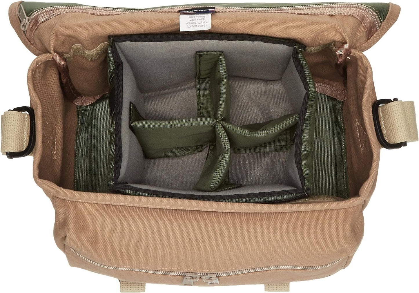 Domke F-6 Smaller Padded Shoulder Bag with Webbing and Adjustable Closures (Sand)