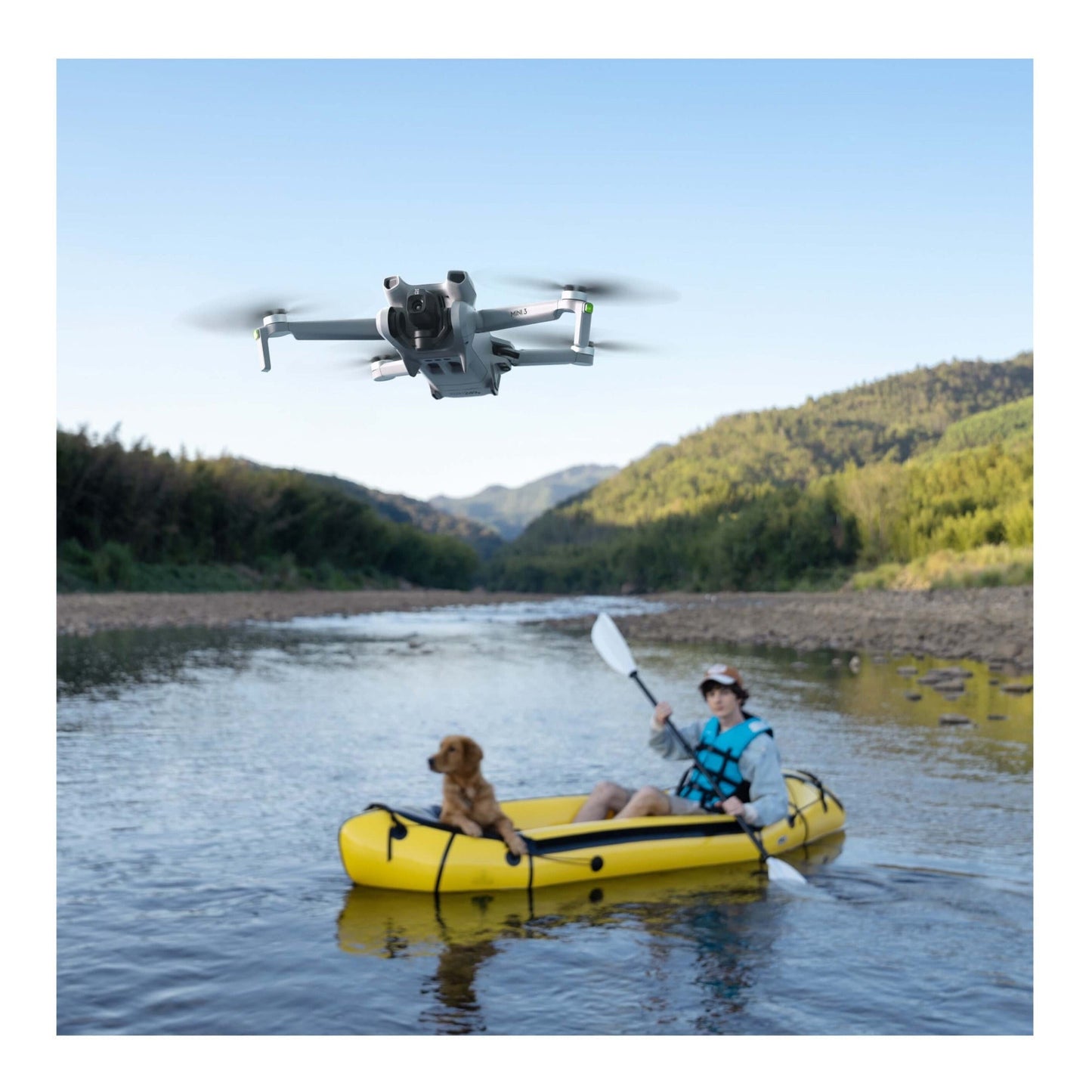 DJI Mini 3 Camera Drone with RC-N1 Remote Controller with Hard Case Bundle