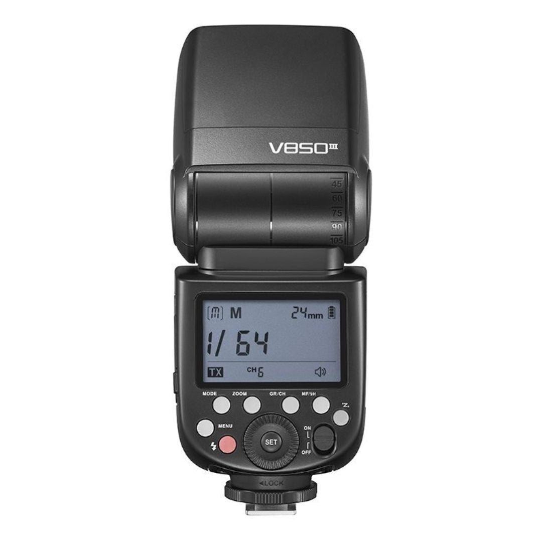 Godox VING V850III Li-Ion Flash with Built-In Godox 2.4G Wireless X System (Black)