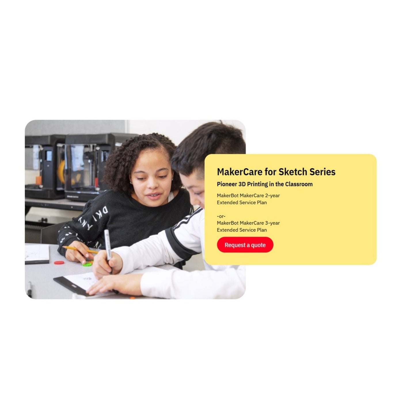MakerCare Extended Service Plan for MakerBot SKETCH Large (3 Years)