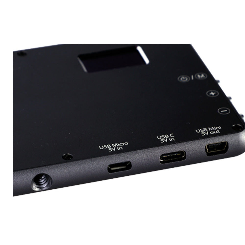 Phottix M180 Bi-Color LED Panel and USB Power Bank (Gray)