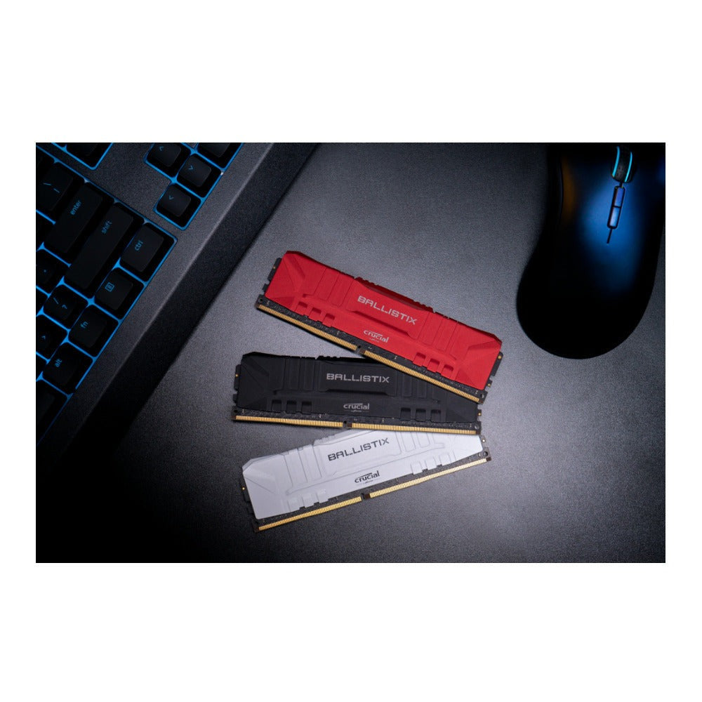 Crucial Ballistix CL16 UDIMM 32GB DDR4-3600 Gaming Memory Kit (2 x 16GB, Black)