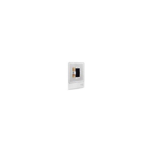 Glamcor RIKI LOVES RIKI RIKI SKINNY Portable 13 x 9.5-Inch Vanity Mirror (White)