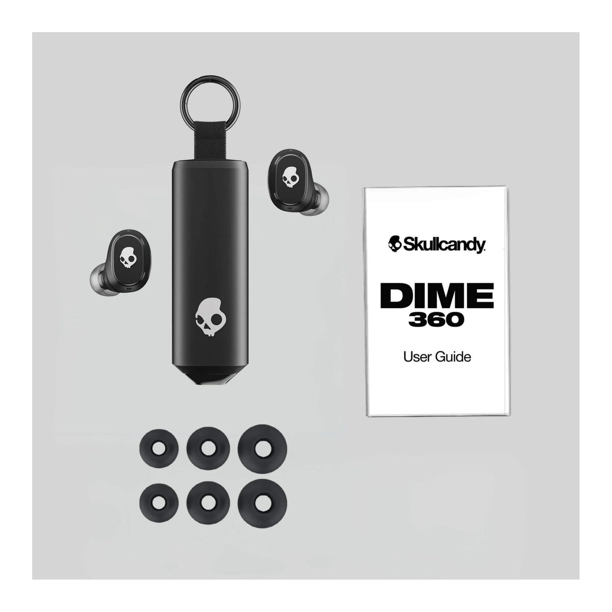 Skullcandy Dime 360 True Wireless Earbuds (Black)