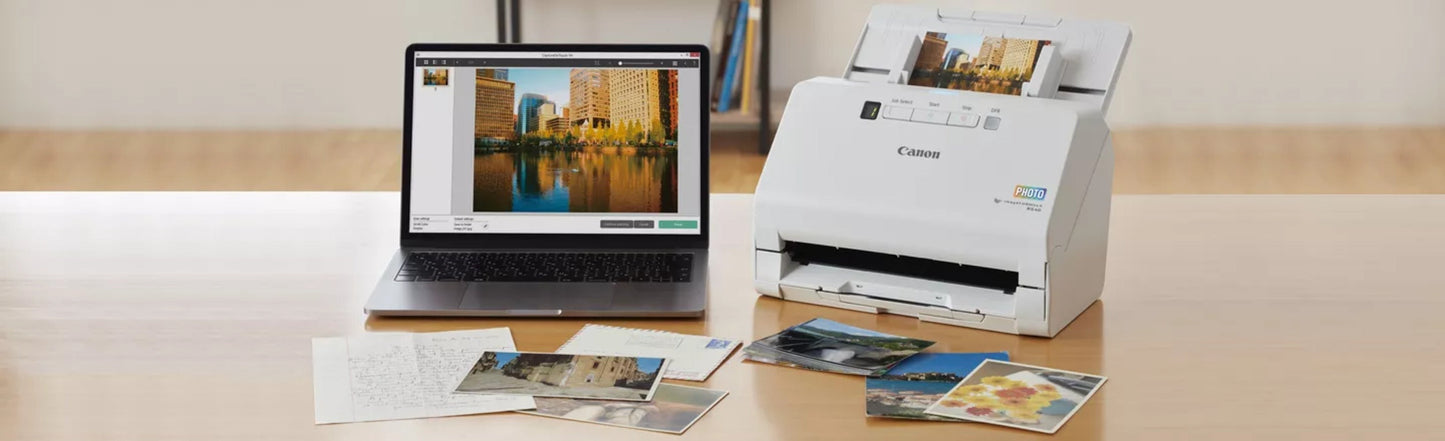 Canon ImageFORMULA RS40 Automatic Feeder 1200 Dpi Double-Feed Detection Photo and Document Scanner