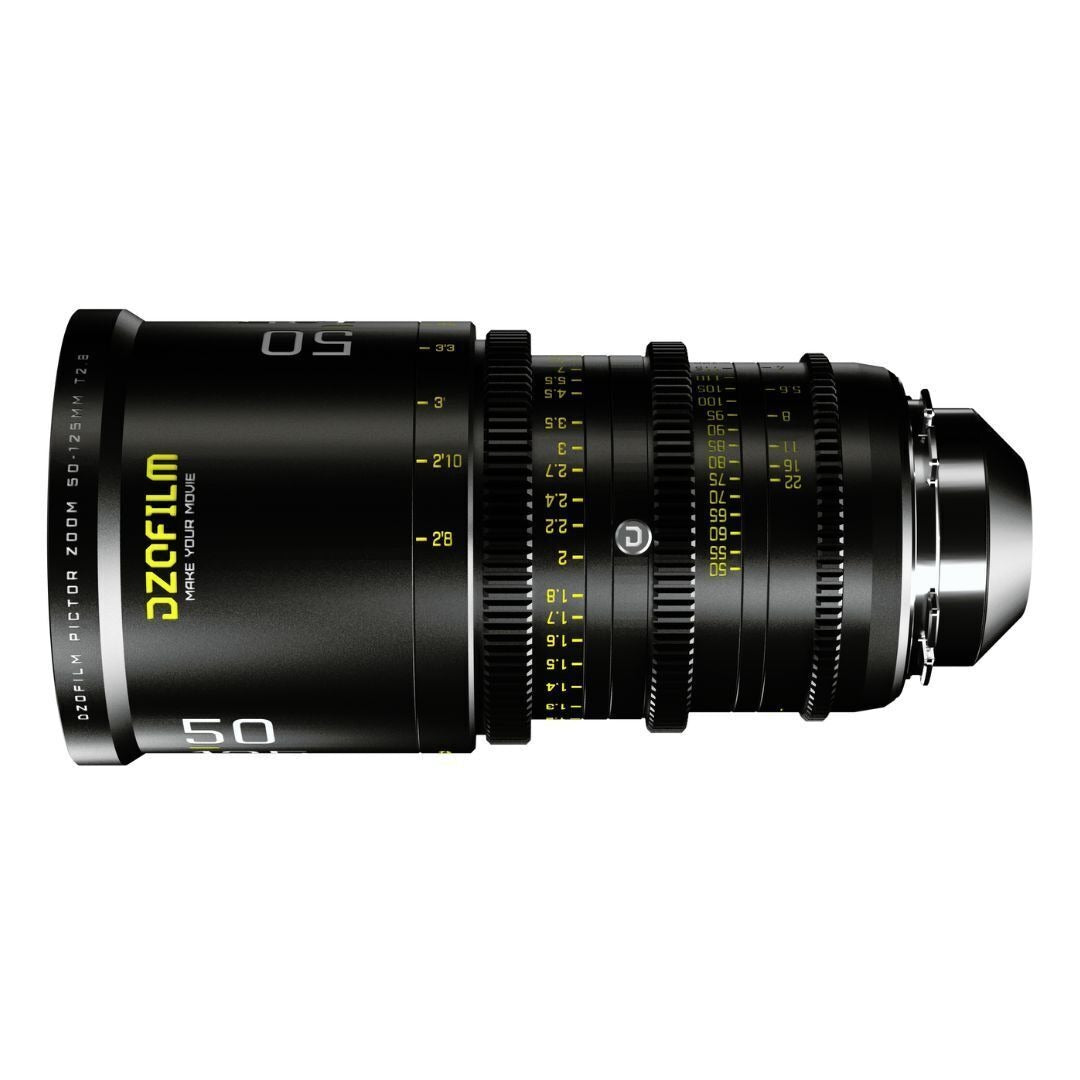 DZOFilm Pictor Zoom 50-125mm T2.8 Super 35 Parfocal Lens (PL Mount and EF Mount)