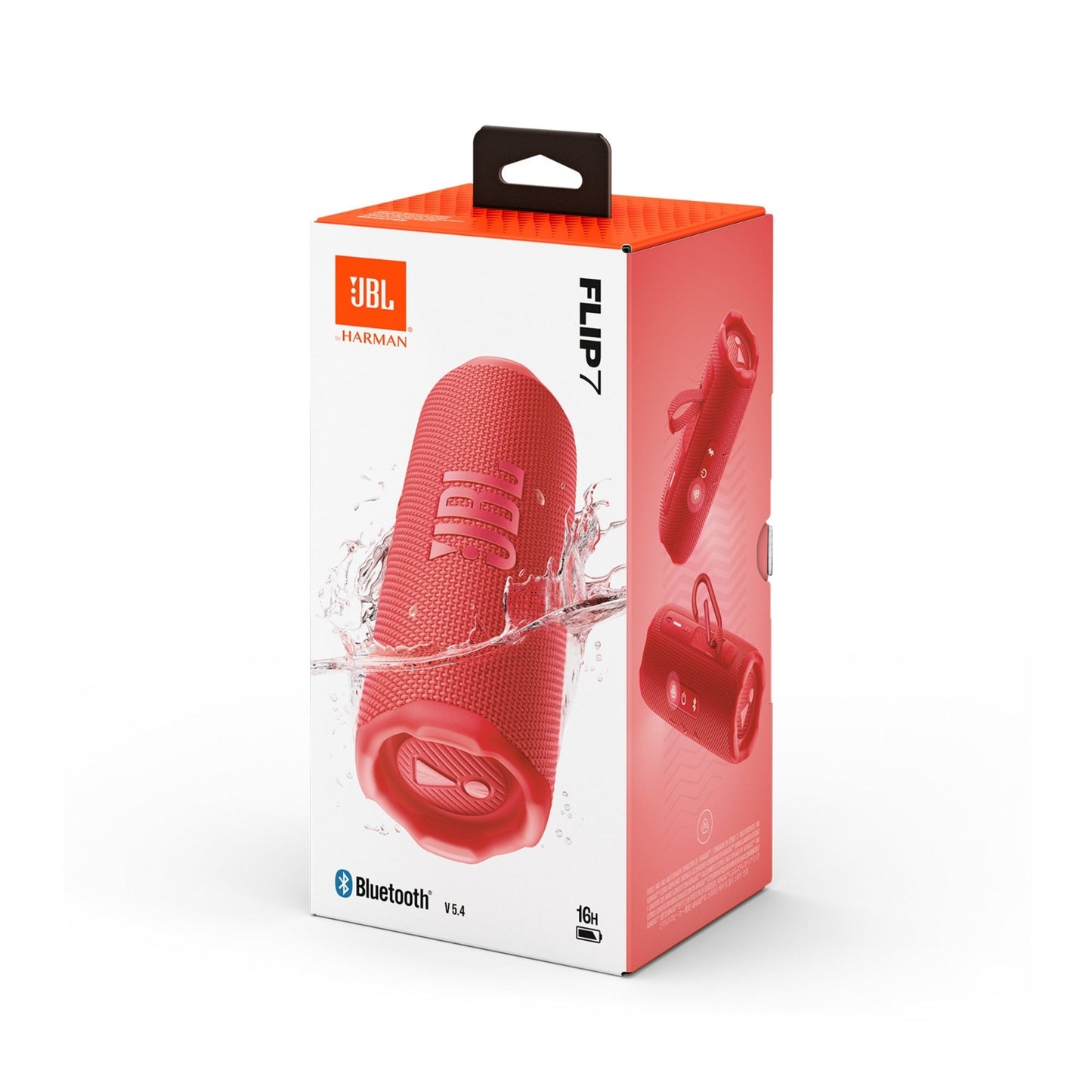 JBL Flip 7 Portable Waterproof Dustproof Drop-Proof Bluetooth Speaker (Red)