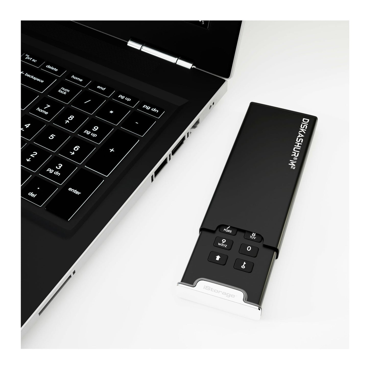 iStorage diskAshur M2 256-Bit 1TB Encrypted External SSD