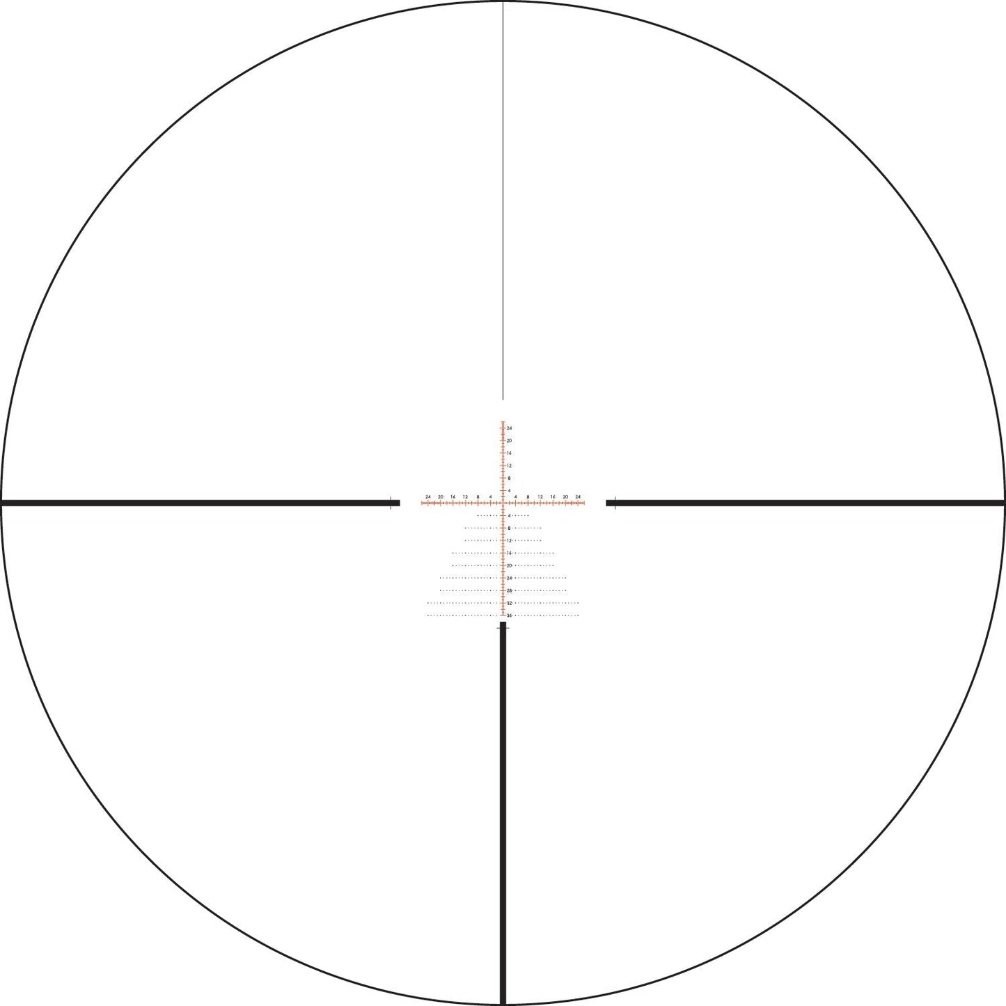 Vortex Diamondback Tactical 6-24x50 Riflescope (EBR-2C MOA Reticle) and Hat