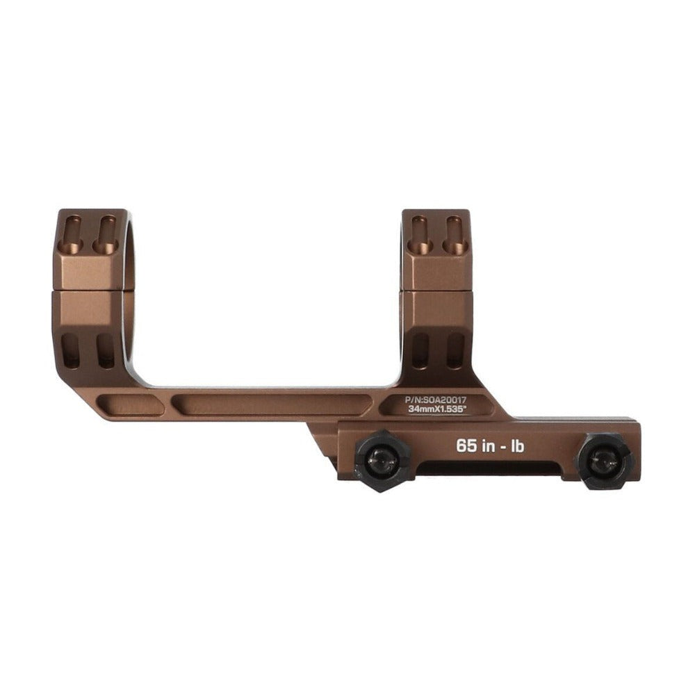 Sig Sauer Alpha MSR Scope Mount Cantilevered for Optimal Eye Relief (34mm, Coyote Brown)