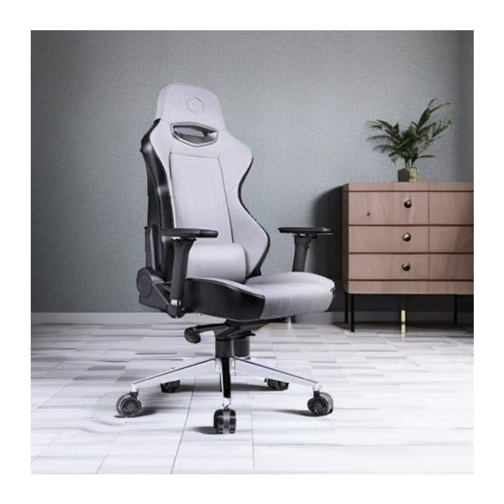 Cooler Master Caliber X1C Cooling Series Gaming Chair with Multi-Adjustable 4D Armrest (Gray)
