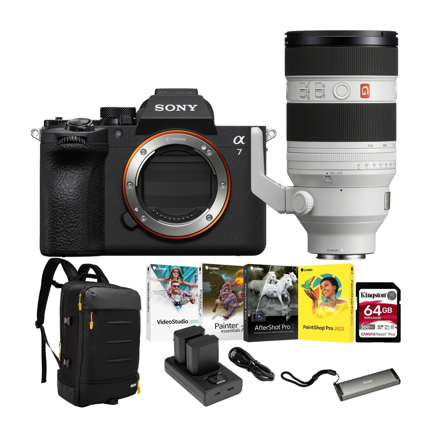 Sony Alpha 7V Full-Frame Mirrorless Camera with FE 50-150mm f/2 GM Lens Bundle