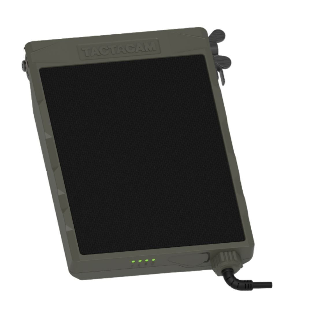 TACTACAM Solar Panel for Defend Cellular Security Camera with Built-In 5200mAh Battery