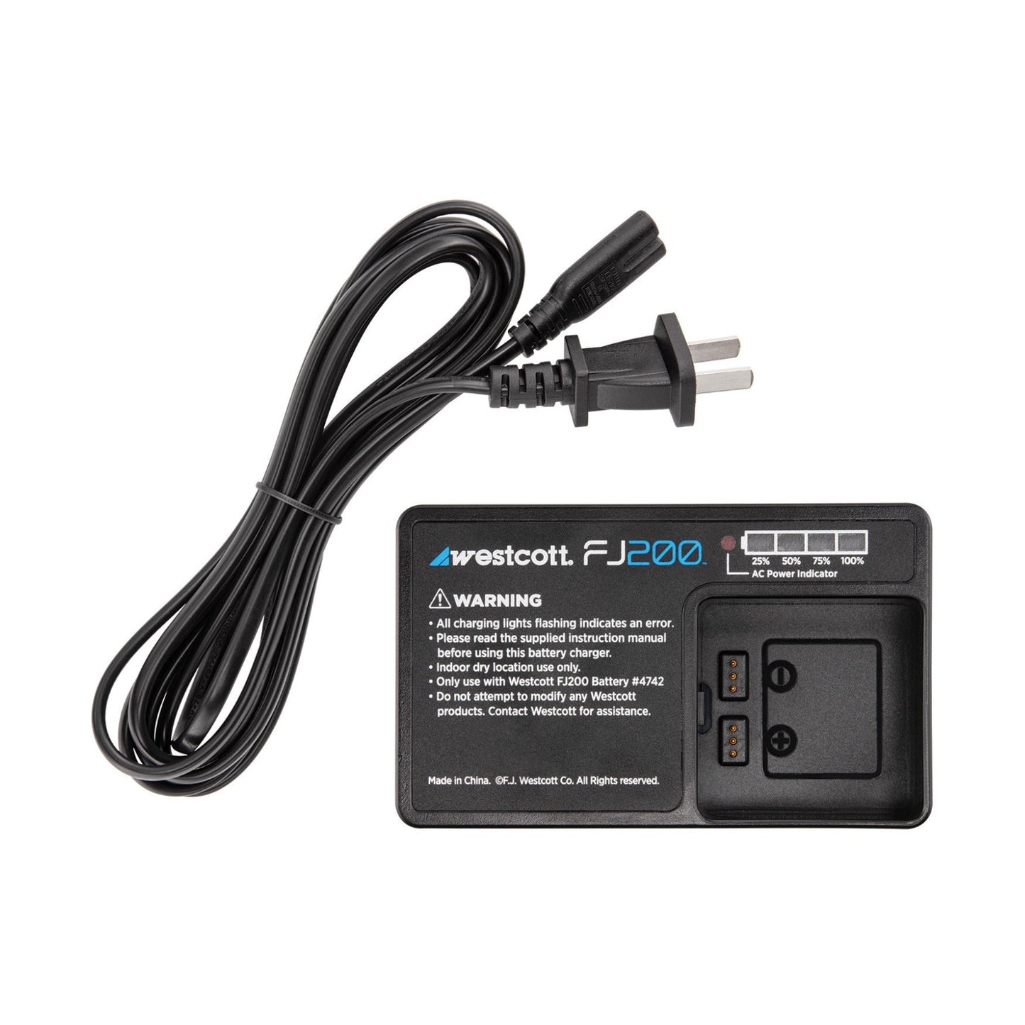Westcott FJ200 Battery Charger and Cord