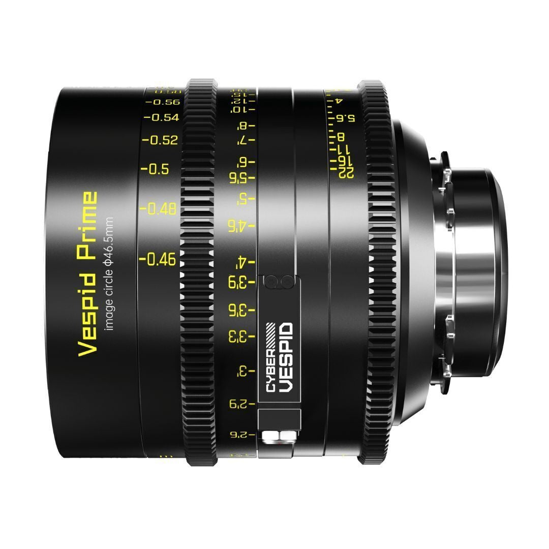 DZOFilm VESPID Cyber Full Frame 50mm T2.1 Prime Lens with Real-Time Transmission (PL and EF Mounts)