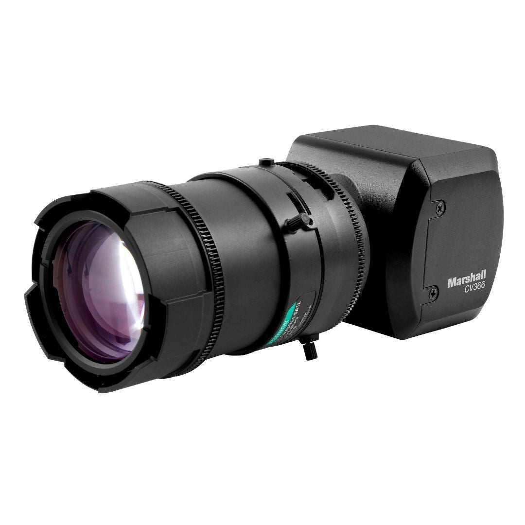 Marshall CV366 Compact Genlock Camera with 3G-SDI and HDMI Output and 2.2MP Sony CMOS Image Sensor