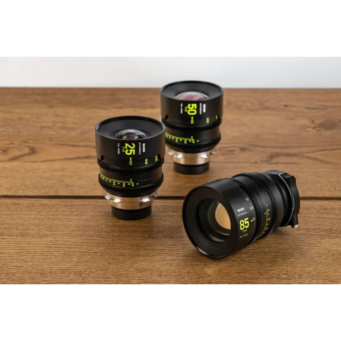 NiSi 25mm ATHENA PRIME Full Frame Cinema Lens T1.9 with Fluorescent Focal Scale (PL Mount) Bundle