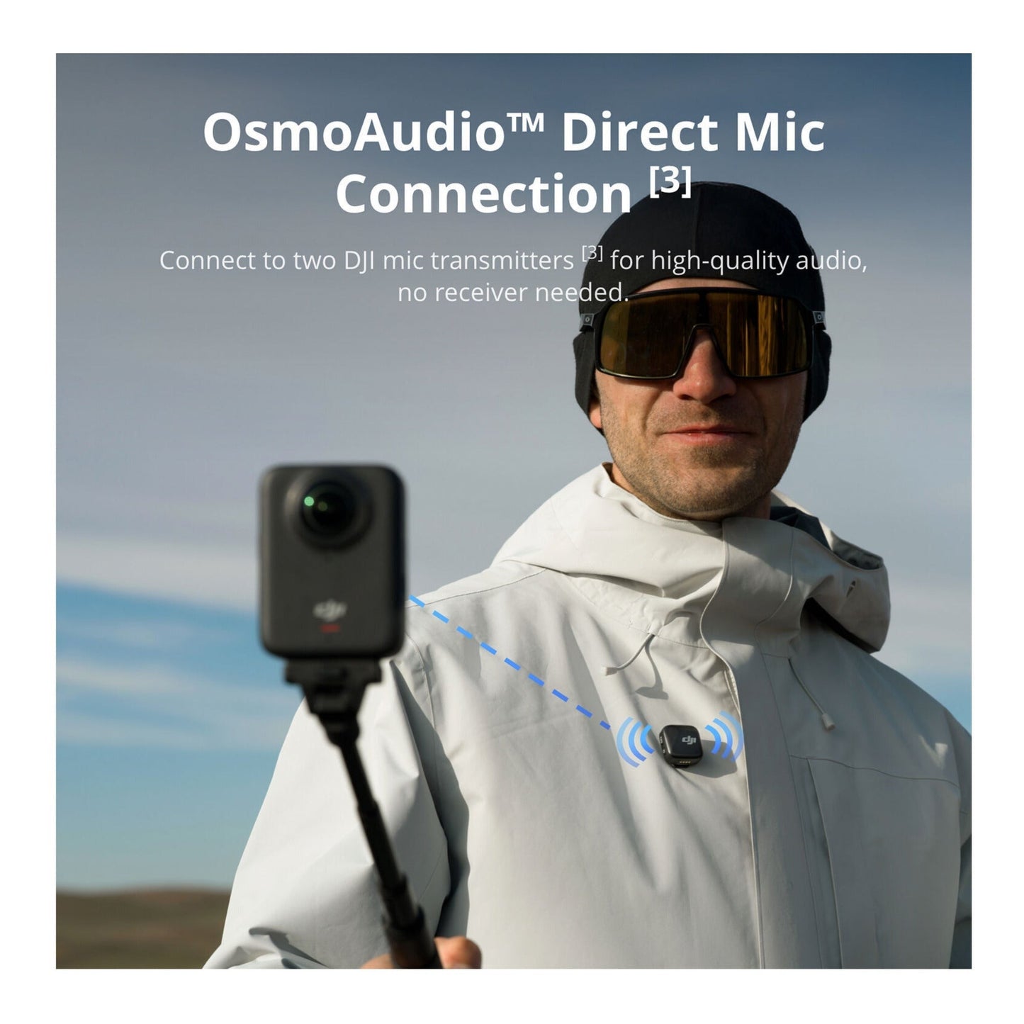 DJI Osmo 360 Action Camera Adventure Combo - 8K 360 Video, 120MP Photos