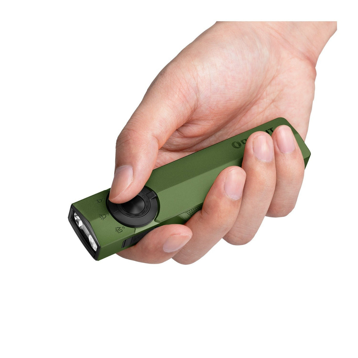 OLIGHT ArkPro EDC Flat Rechargeable Flashlight (OD Green CW)