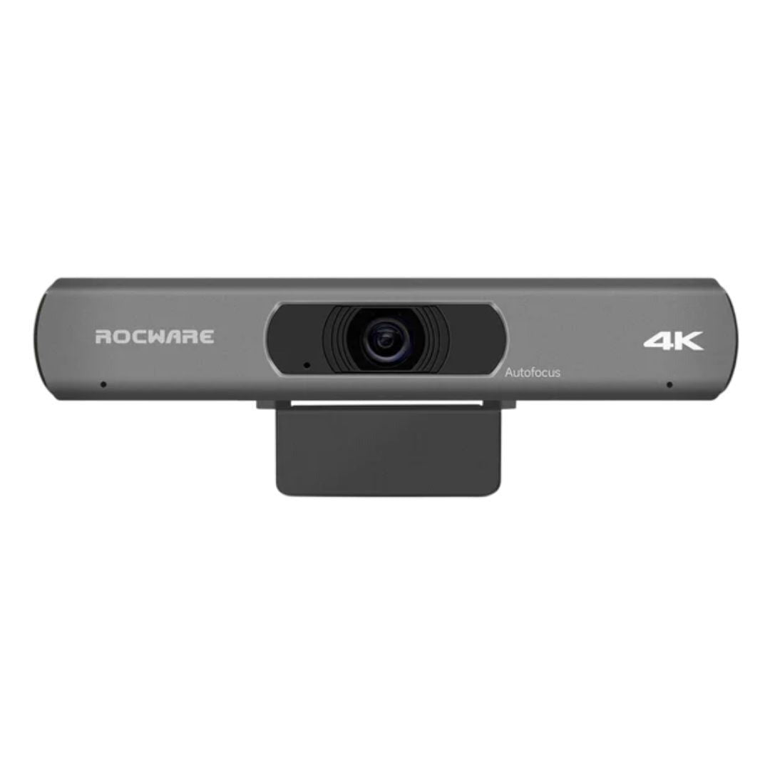 Rocware RC18 USB Camera with 4K UHD Lens, CMOS Sensor, and Built-In Microphone Array