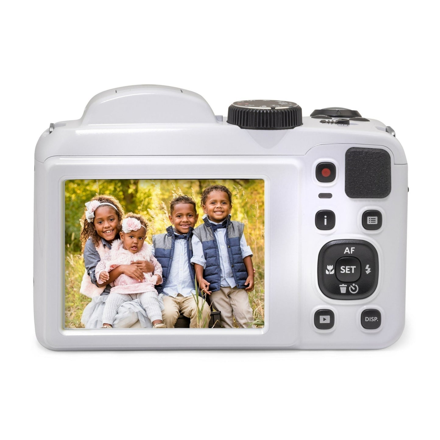 Kodak PIXPRO AZ255 Astro Zoom 16MP Digital Camera (White) with 64GB Memory Card and Accessory Bundle