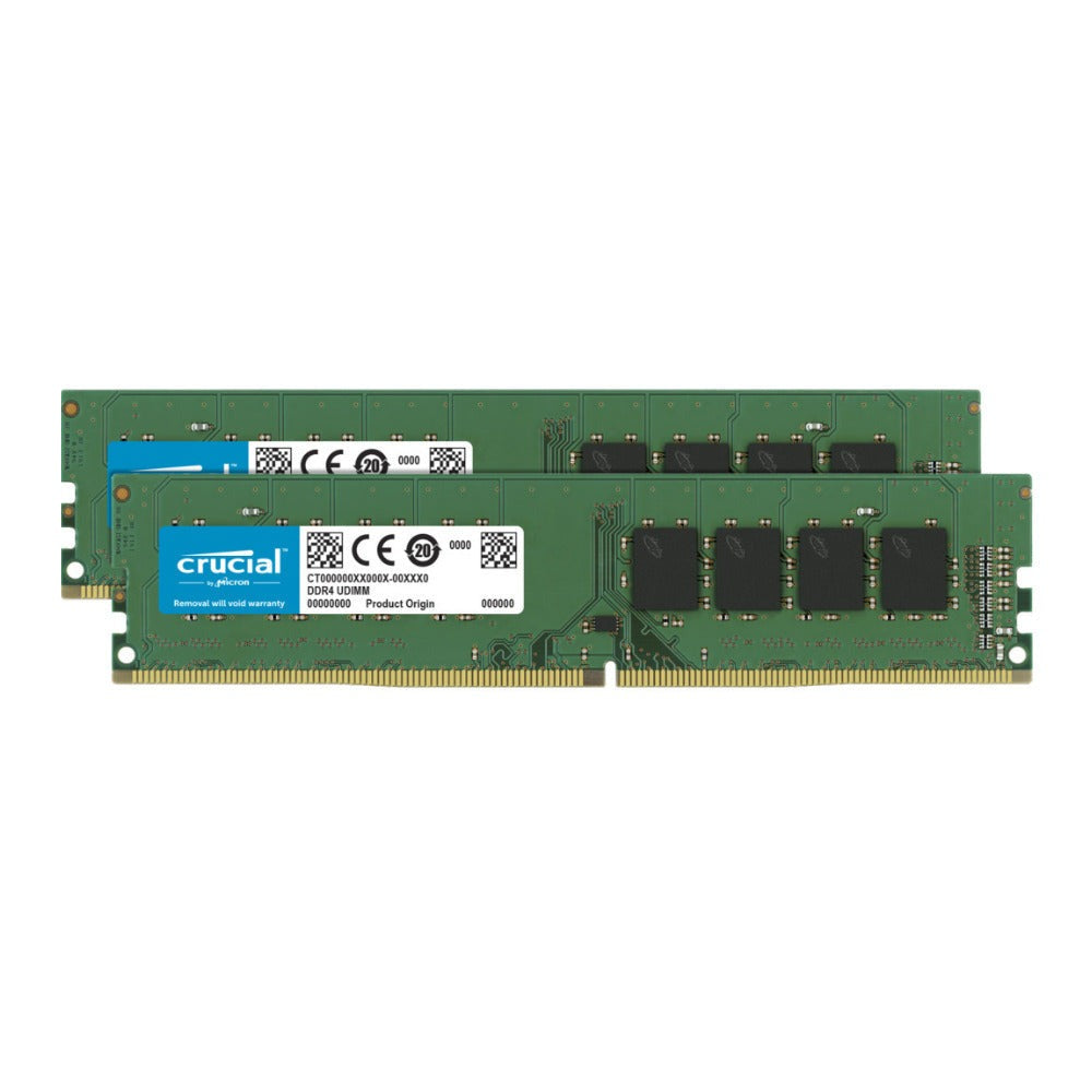 Crucial 16GB DDR4-2400 UDIMM Memory Kit (2 x 8GB)