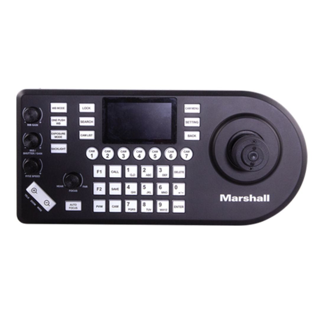 Marshall CV630-IP UHD30 IP PTZ Camera with 25x Optical Zoom Range and Flexible Control (Black)