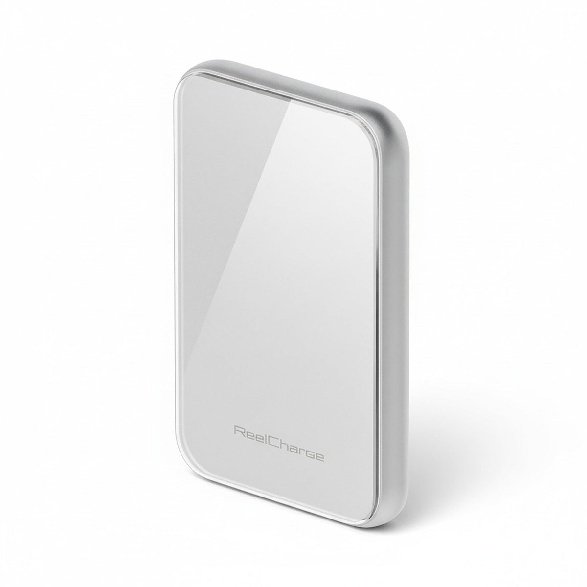 ReelCharge ReelSafe 5,000 mAh Glass Power Bank (Silver)