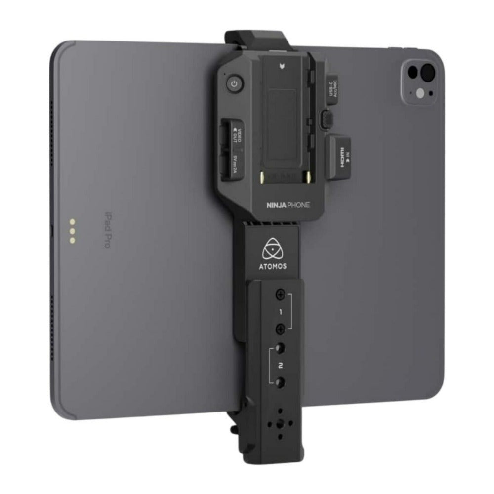 Atomos Tablet Clamp Adaptor for Ninja Phone with Adjustable Clamp Extender and Locking Pin Holes