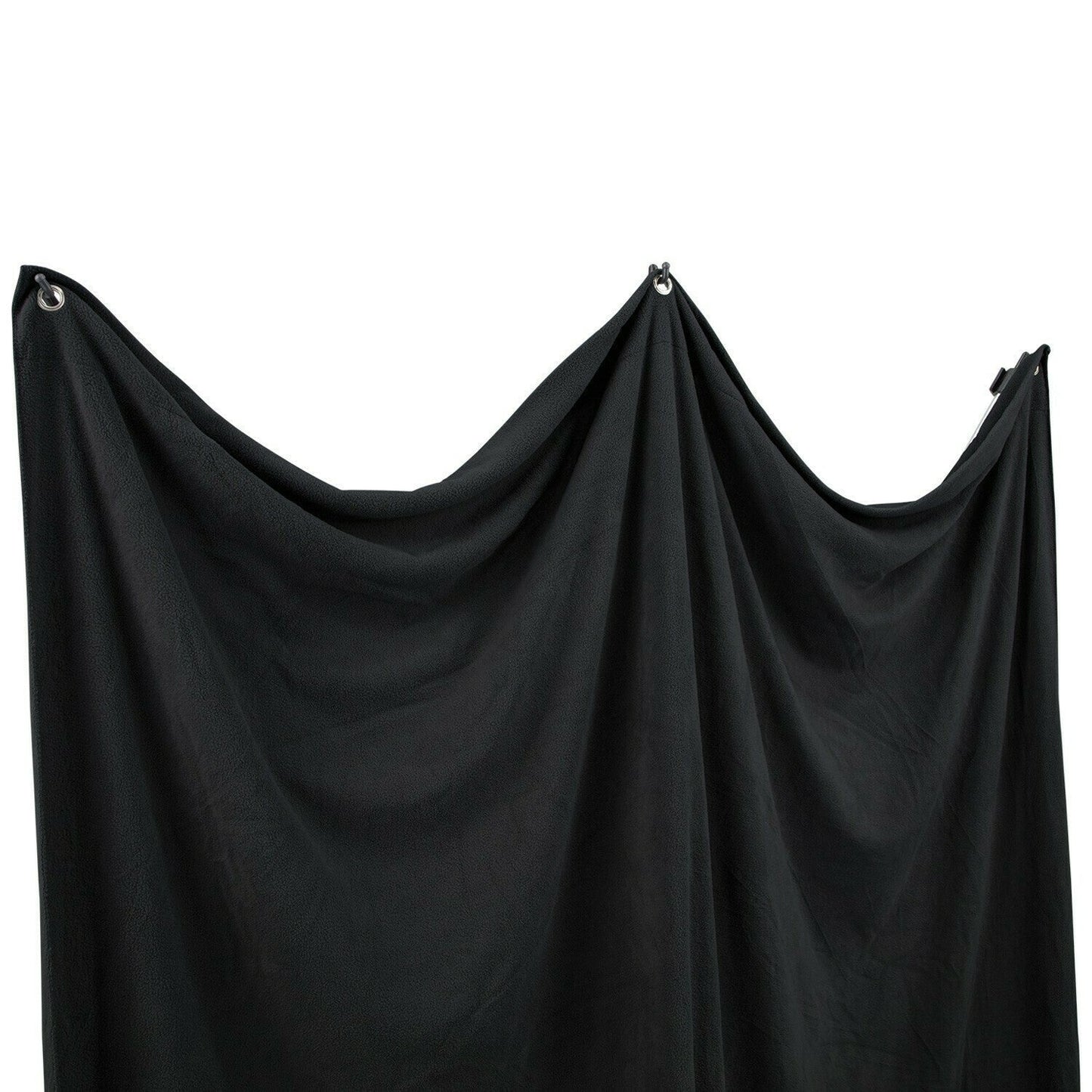 Westcott X-Drop Pro Wrinkle-Resistant 8 x 8 Feet Backdrop (Rich Black)